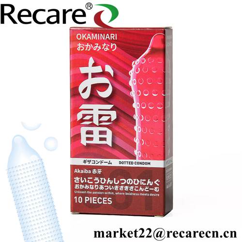 China condom manufacturer create your own dotted condom